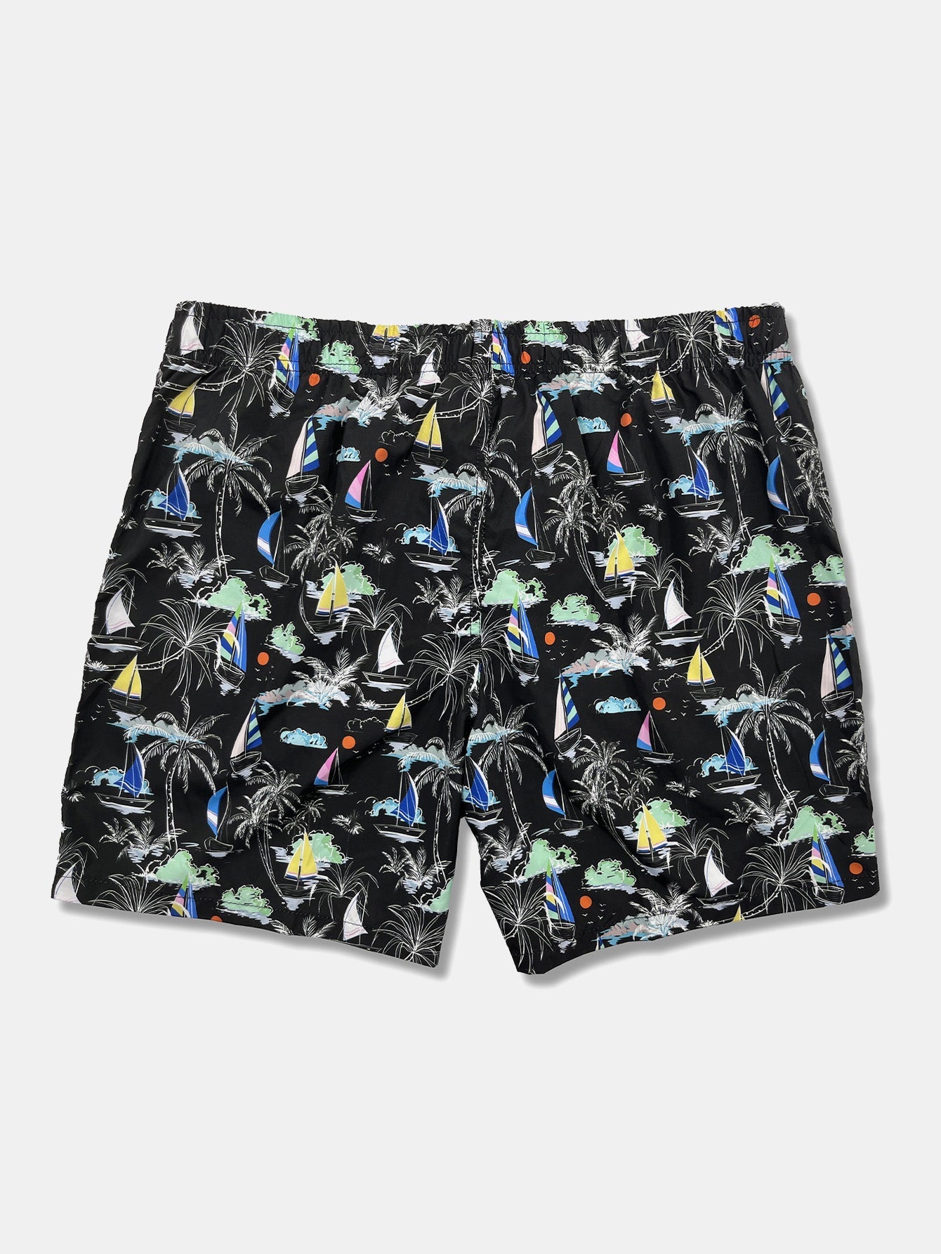 Bernardo® | Palm Tree Sailboat Print Swim Shorts