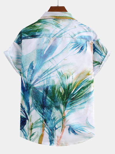 Ramiro® | Botanical Watercolor Print Shirt
