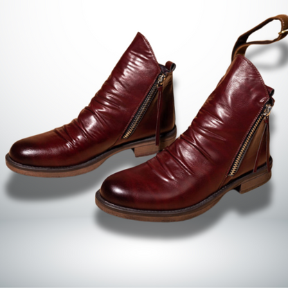 Casiano® | Elegant Men's Ankle Boots With Zip