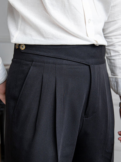 Bhavna® | MV Retro Italian Casual Straight Trousers