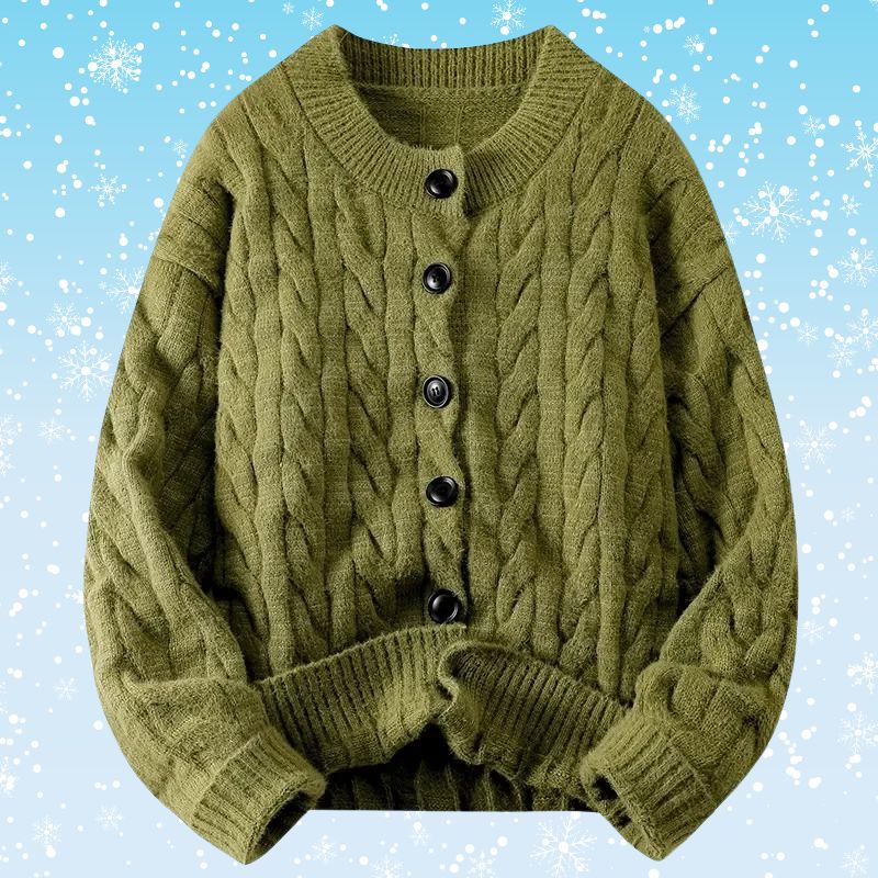 Ricardo® | Sweater with long sleeves and button