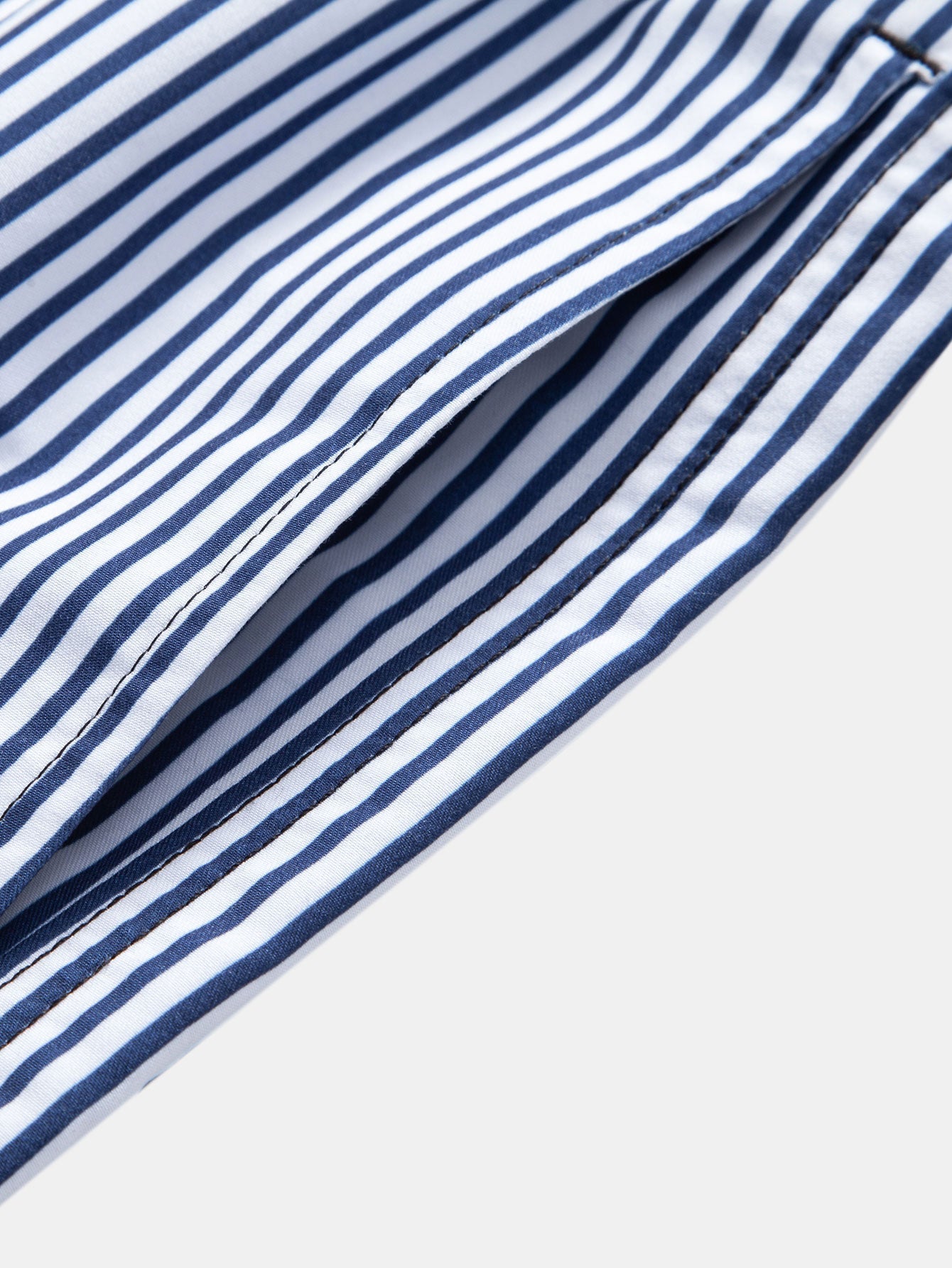 Matías® | Palm Tree Print Button Up Shirt & Stripe Print Swim Shorts