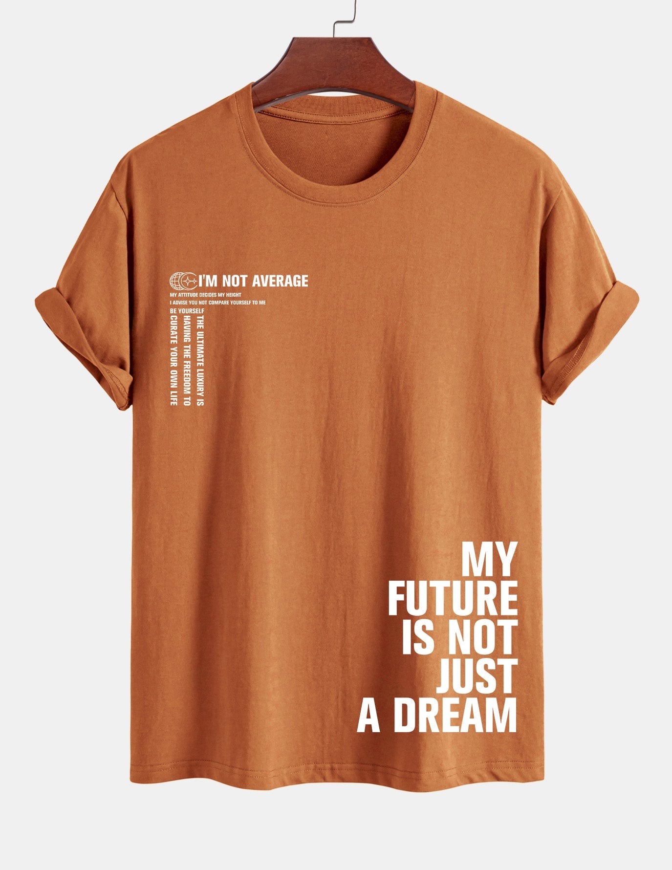 Urbano® | Positive Slogan Print Cotton T-Shirt