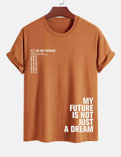 Urbano® | Positive Slogan Print Cotton T-Shirt