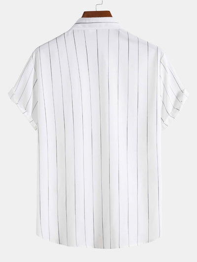 Alexandros® | Striped Button Up Shirt