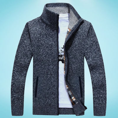 Jorge® | Faux Fleece Zip Up Sweater