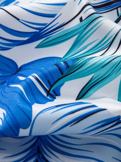 Murray® | Tropical Leaves Print Button Up Shirt