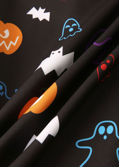 Amico® | Halloween Ghost Pumpkin Print Button Up Shirt