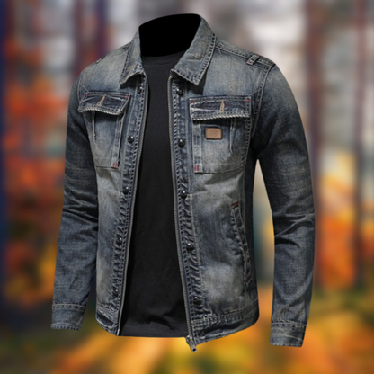 Edelmiro® | Retro Style Denim Jacket