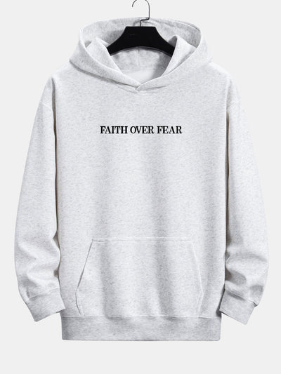 Maximus | Faith Over Fear Print Relax Fit Hoodie
