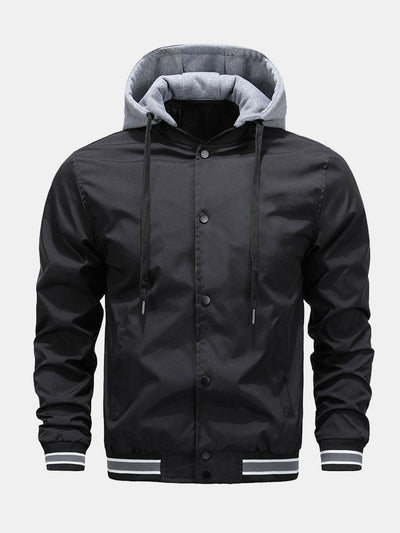 Camilo | Detachable Hooded Bomber Jacket