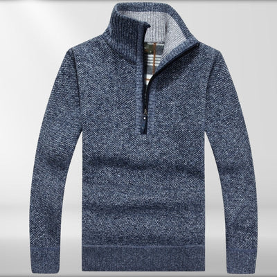 Diego® | Thicker Fleece Sweater With Half Zip