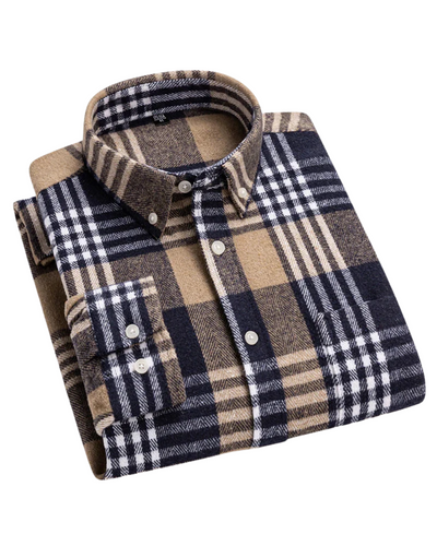 Gilmore | Cotton plaid shirt