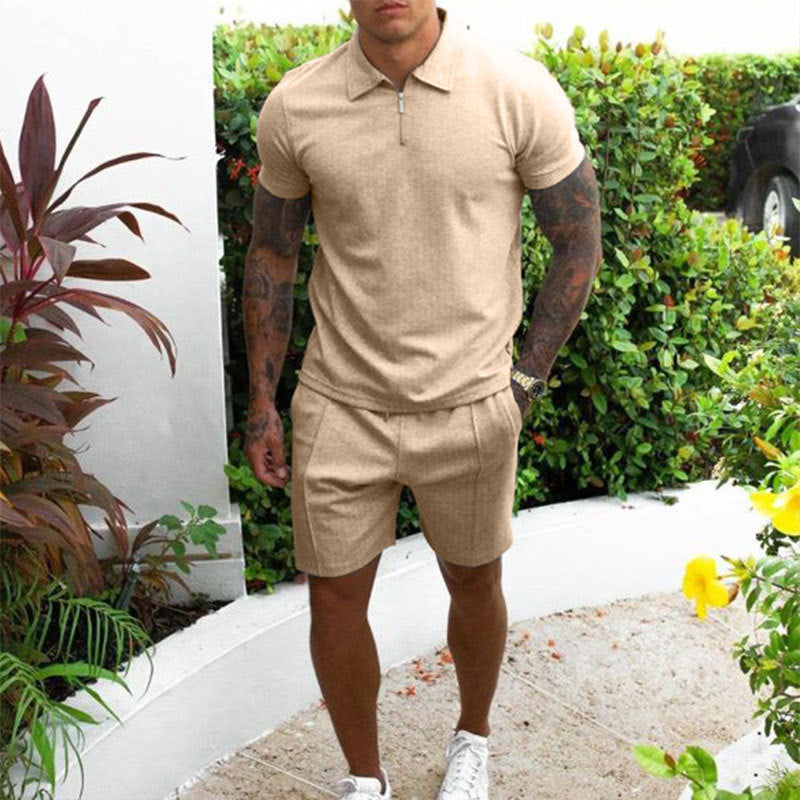 Dorian® | Summer Two-Piece Sporty Short-Sleeved Suit For Men