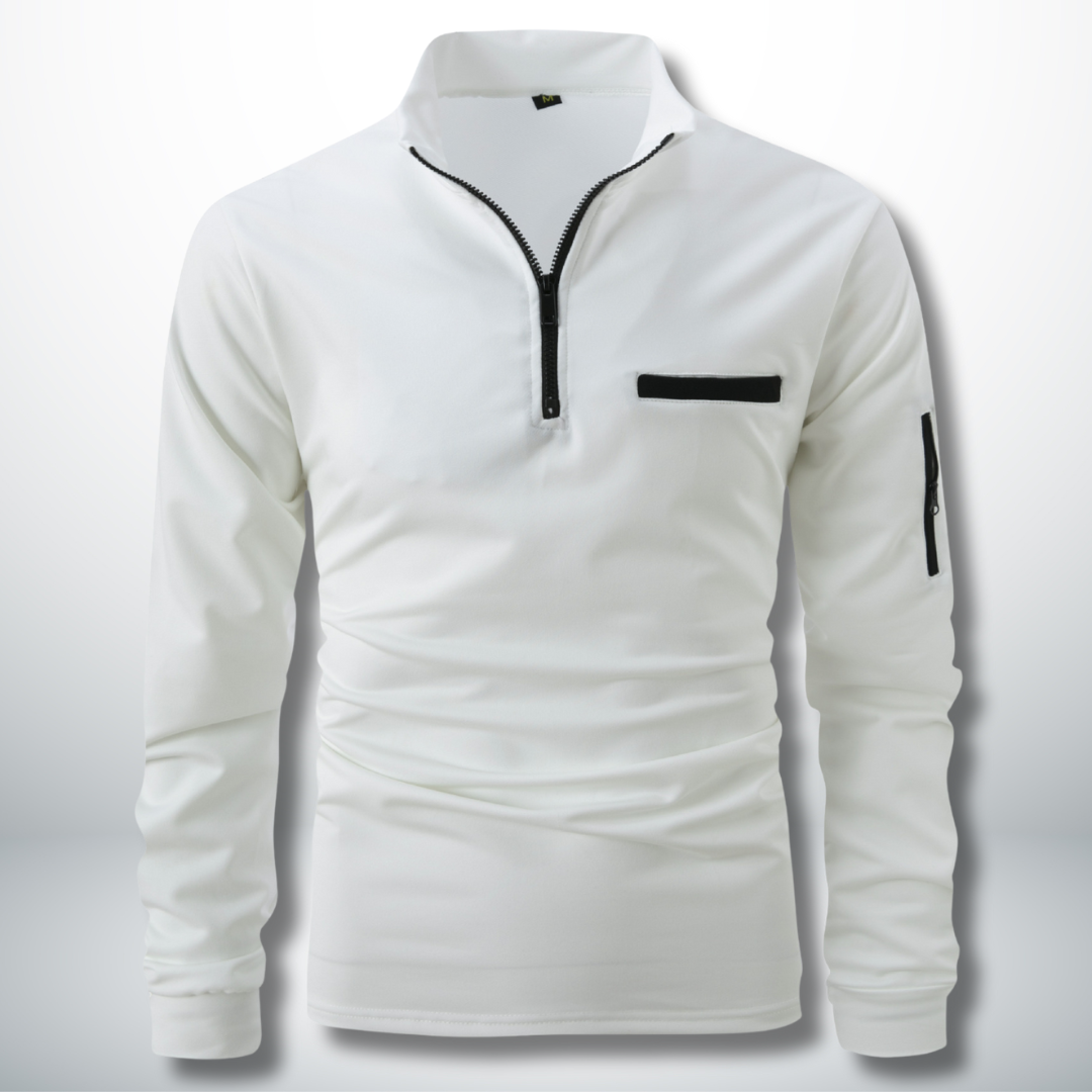 Arístides® | Men's Sports Sweatshirt With Zip