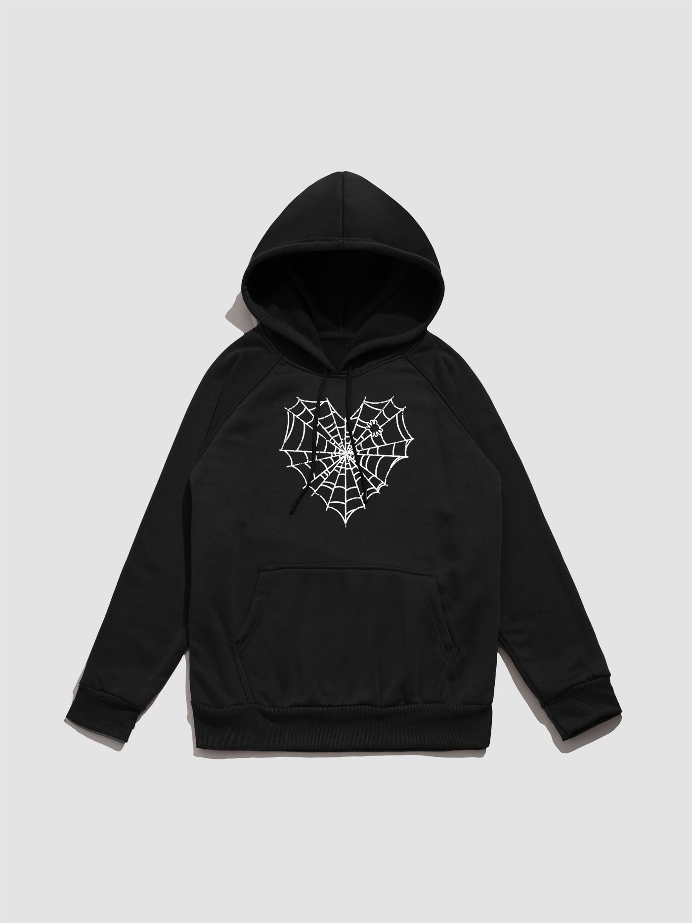 Kaelen | Spider Web Gothic Print Hoodie