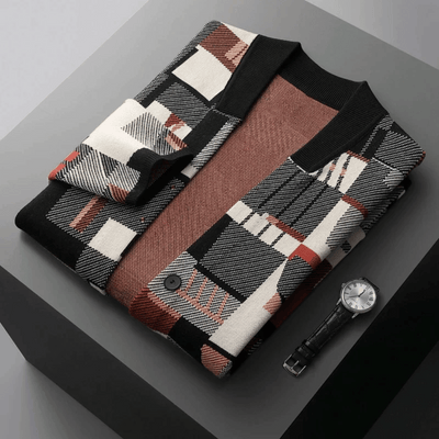 Tobías | Vincent Premium Knit Patchwork Cardigan