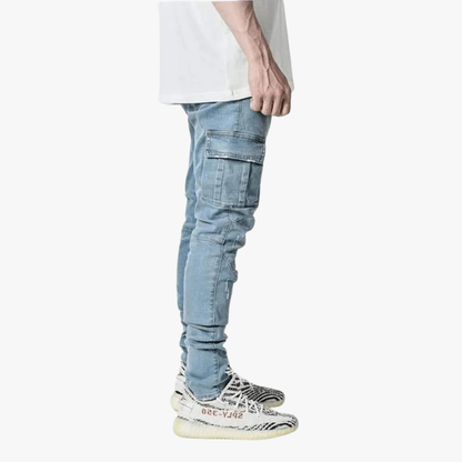 Santiago® | Denim cargo pants
