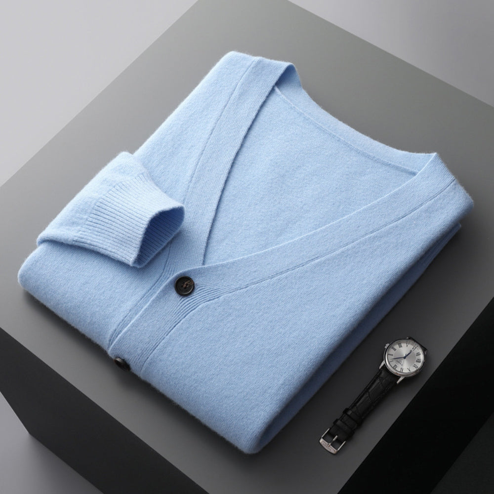 Bianca® | MV V-Neck Woolen Cashmere Cardigan