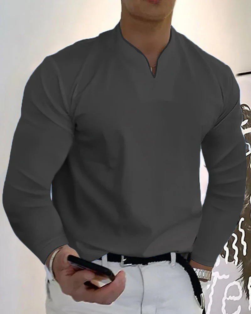Cameron® | Solid Color Long Sleeve Shirt