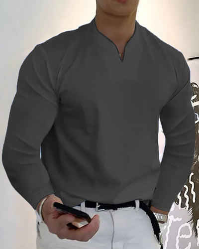 Cameron® | Solid Color Long Sleeve Shirt