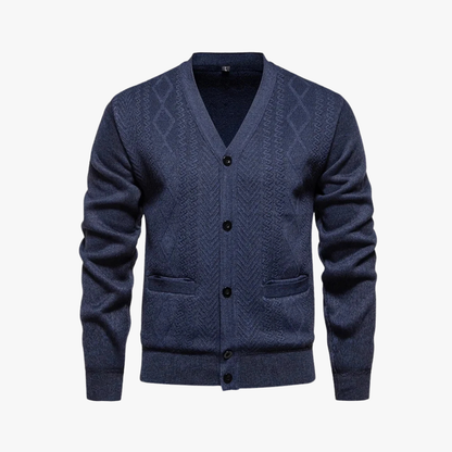 Adam® | Striped Knitted Cardigan