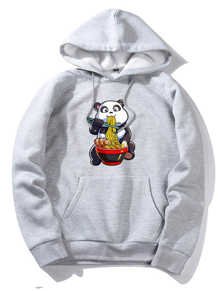 Orrin | Panda Eating Ramen Print Hoodie