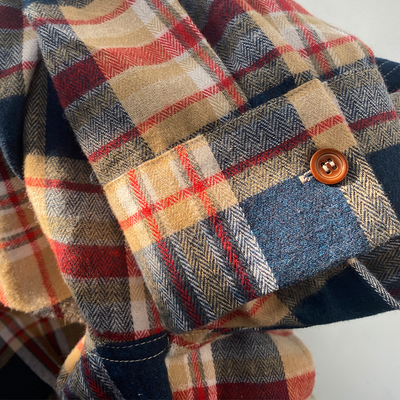 Men's Classic Casal SliFit Check Brshed Cotn Long Sleeve Shirt