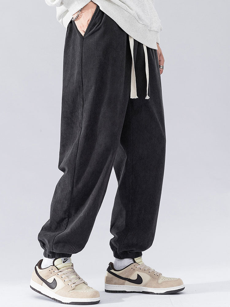 Adrián® | Drawstring Corduroy Joggers