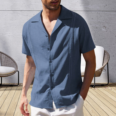 Juan® | Men'S Casual Short-Sleeved Linen Beach Shirt