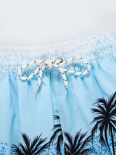 Liam® | Tropical Print Swim Shorts