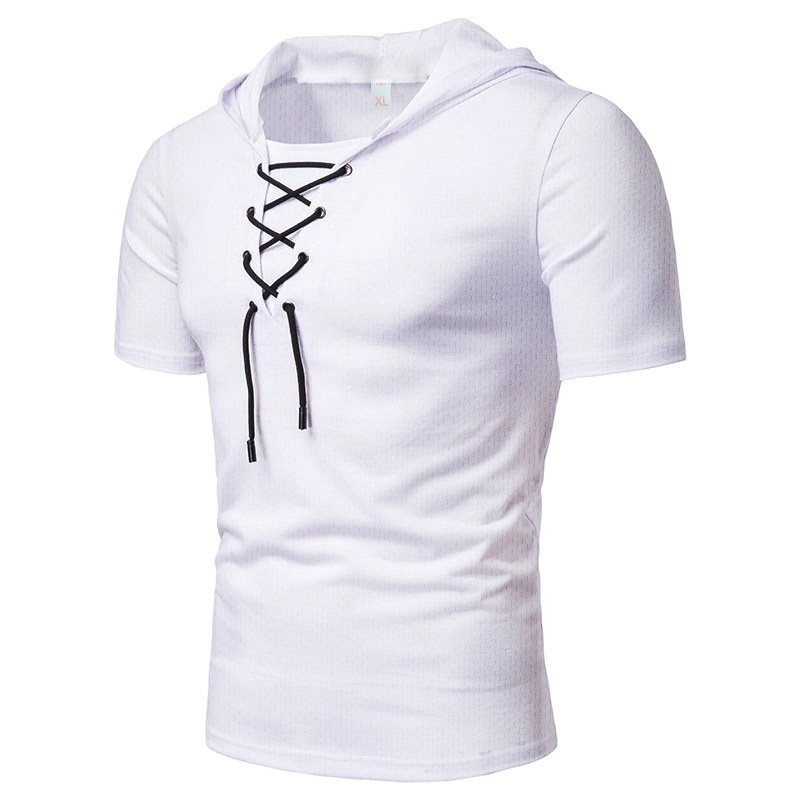 Kaemon® | Casual Summer Drawstring T-Shirt For Men