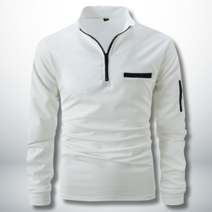 Arístides® | Men's Sports Sweatshirt With Zip