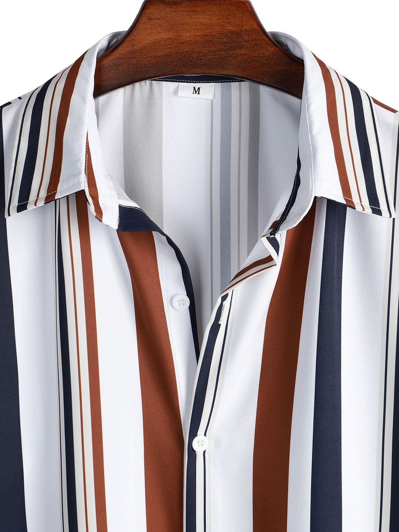 Javier® | Colored Striped Print Shirt