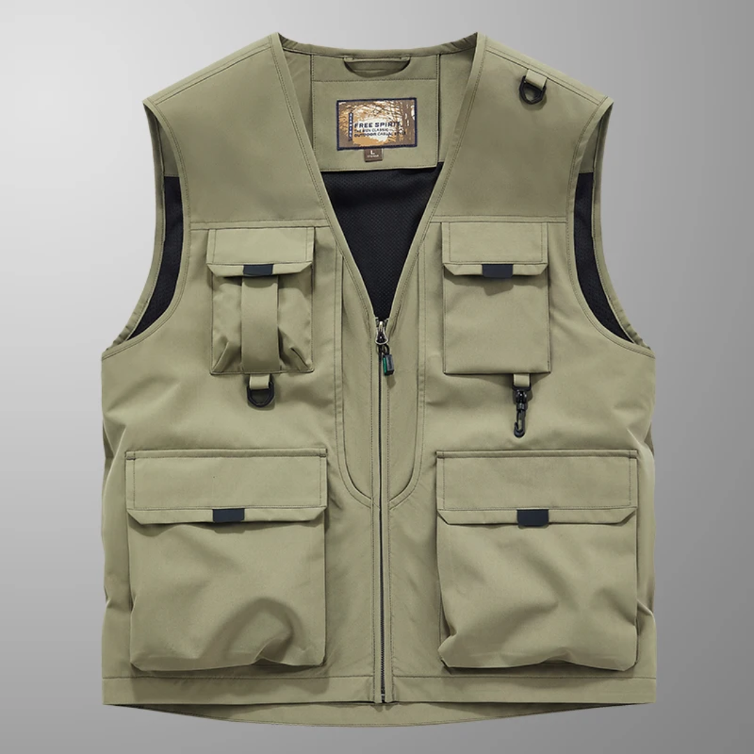 hola BREATHABLE MULTI-POCKET CARGO VEST