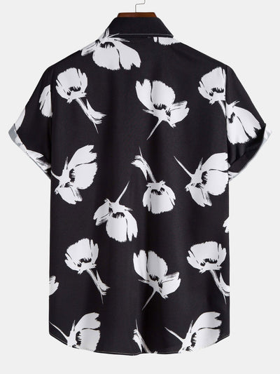 Alvyn® | Hand Drawn Floral Print Shirt