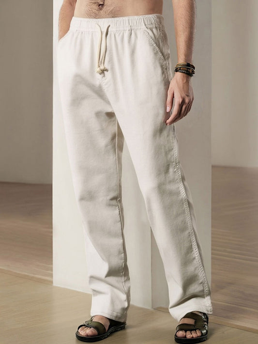 Filemón® | Straight Leg Linen Pants