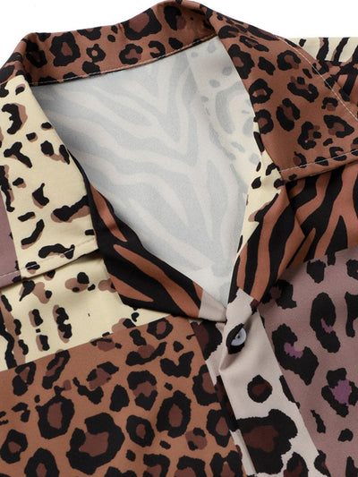 Arnon® | Patchwork Animal Print Shirt
