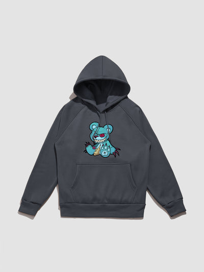 Torin | Evil Bear Print Hoodie