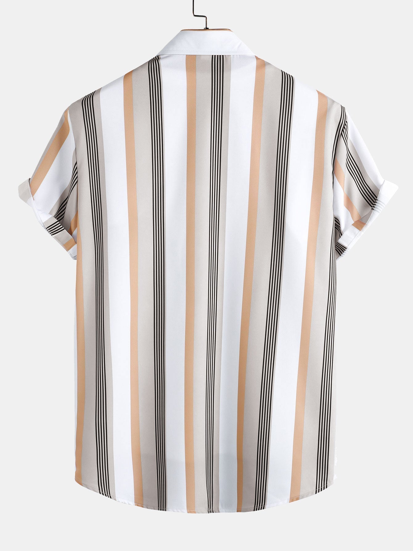 Arnan® | Stripe Print Button Up Shirt