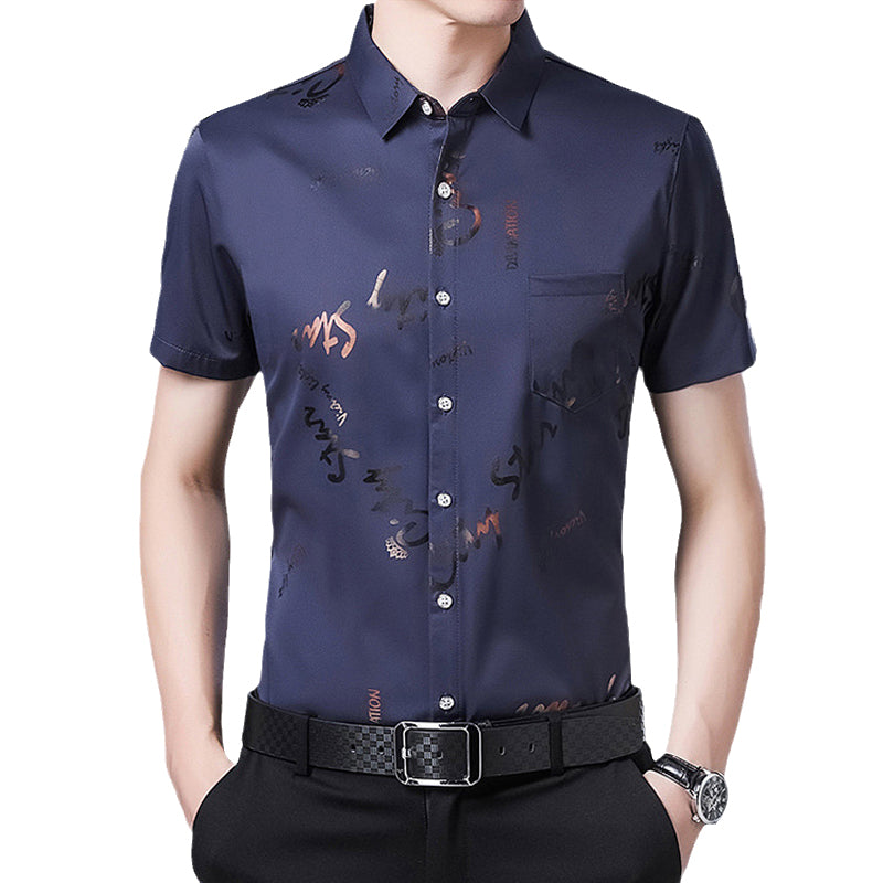 Kahlil® | Thin Short-Sleeved Shirt For Men
