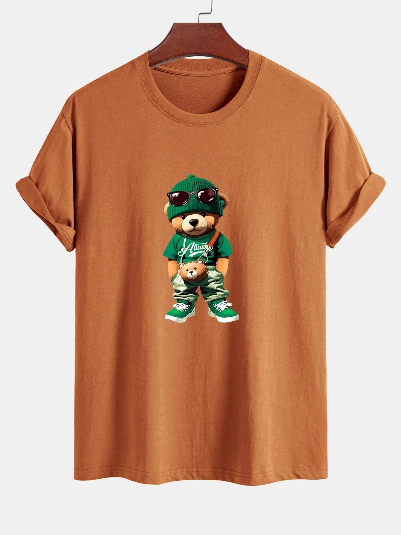 Cándido® | Trendy Bear Print Cotton T-Shirt