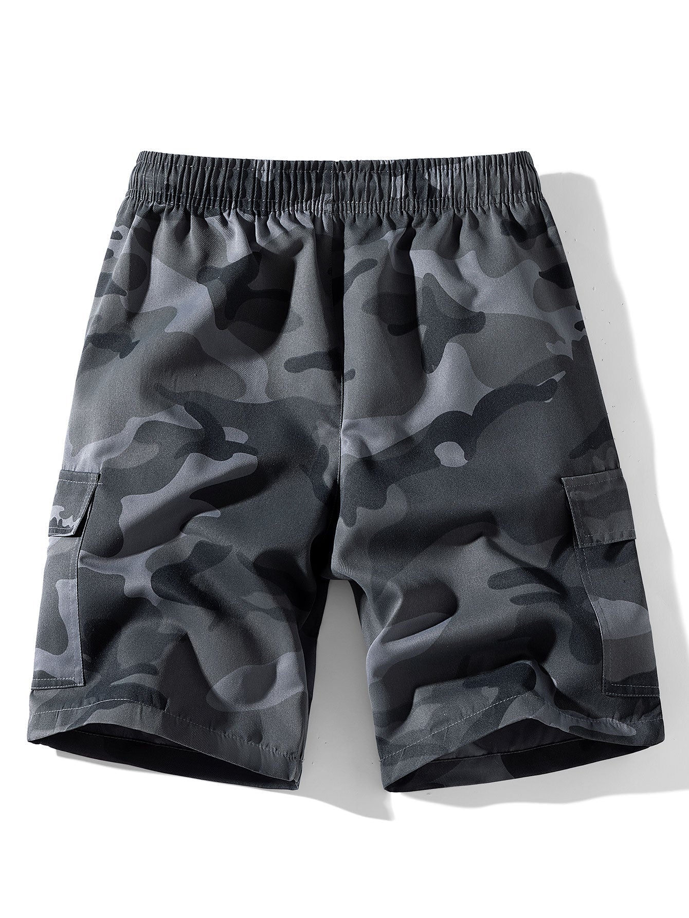 Alfonso | Camouflage Drawstring Cargo Shorts