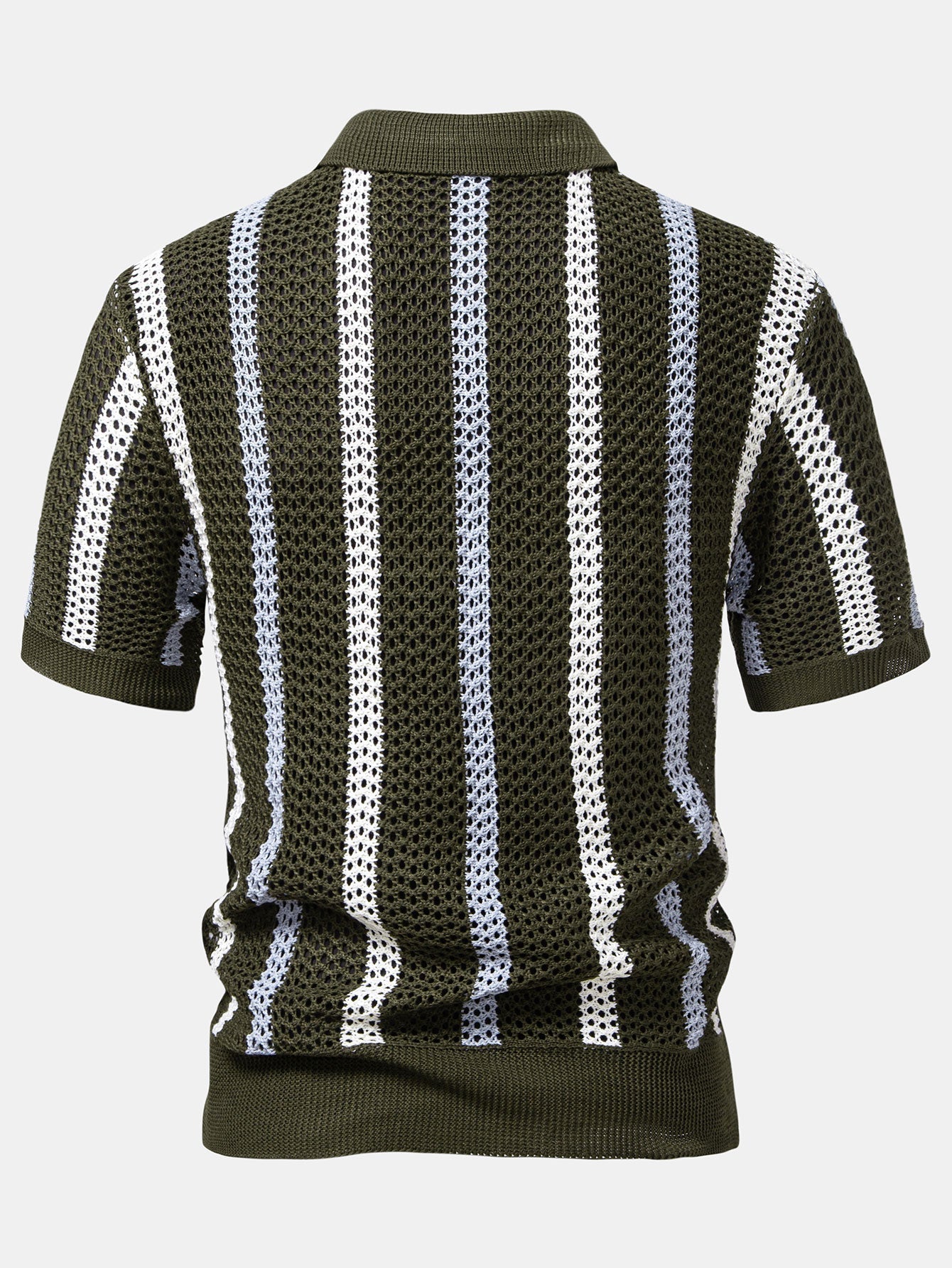 Hello Crochet Polo Shirt & Straight Linen Pants