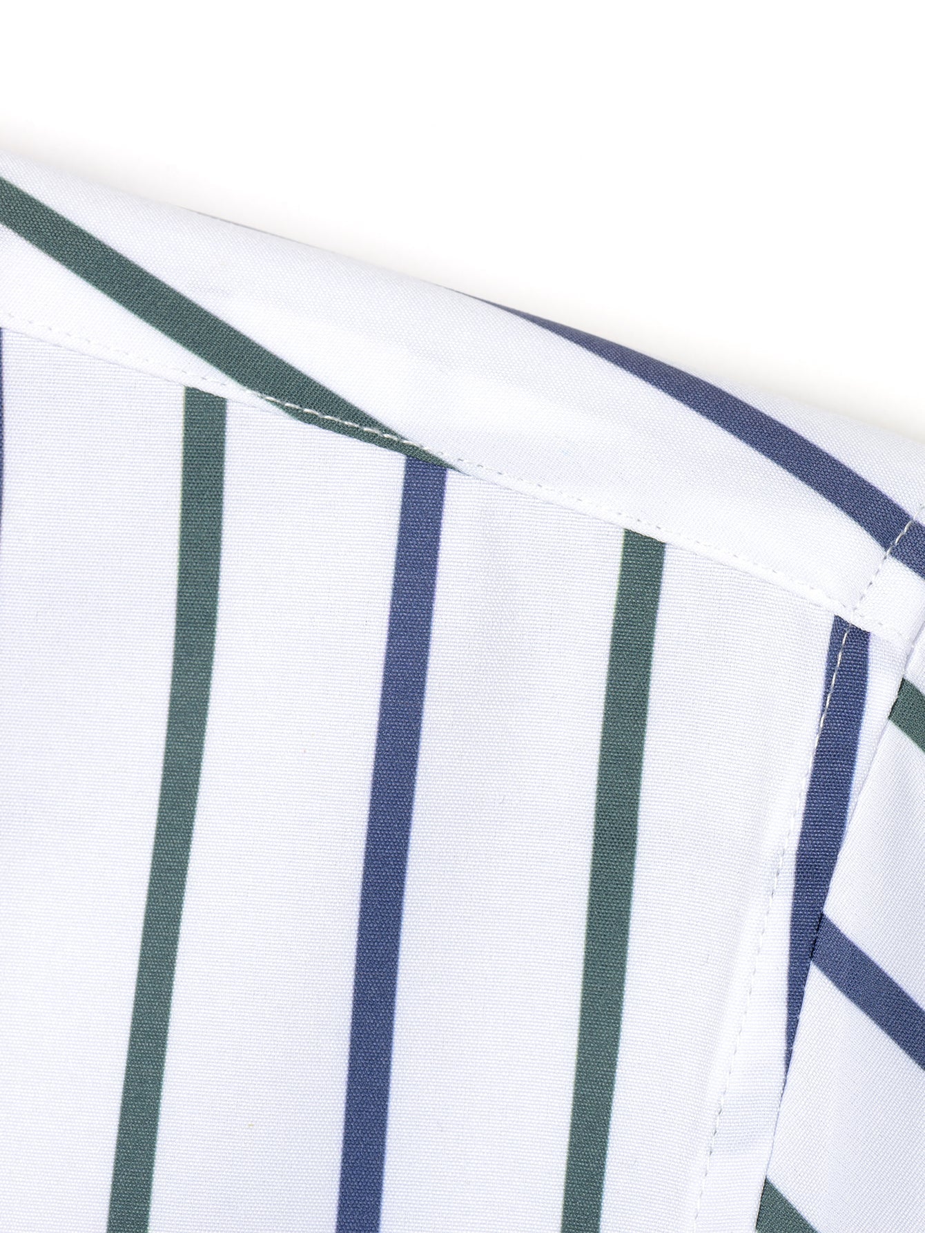 hola STRIPED LONG SLEEVE BUTTON-DOWN SHIRT