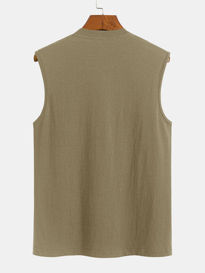 Crisanto® | Solid Color Cotton Tank Top