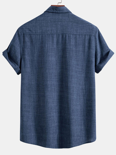 Hadley® | Textured Button Up Shirt With Two Pockets