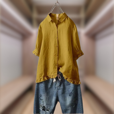 King® | Elegant Shirt In Natural Fabric