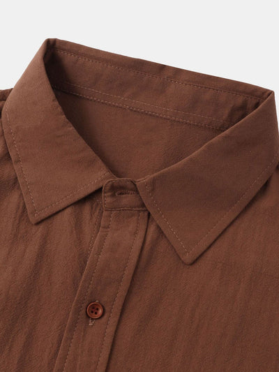 Alver® | Man Button Up Shirt With Patch Pockets