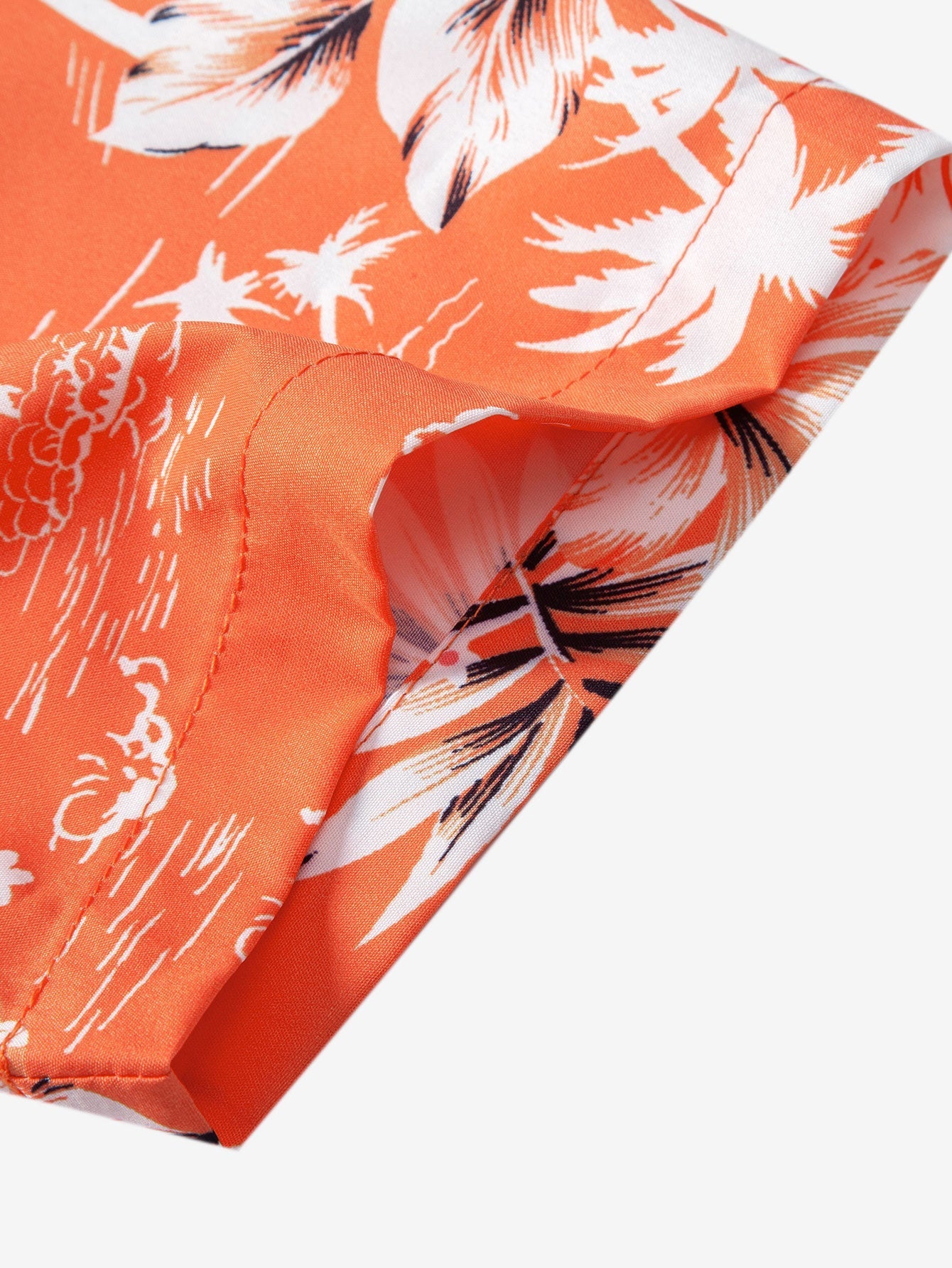 Aristeides® | Palm Tree Tropical Flora Print Button Up Shirt